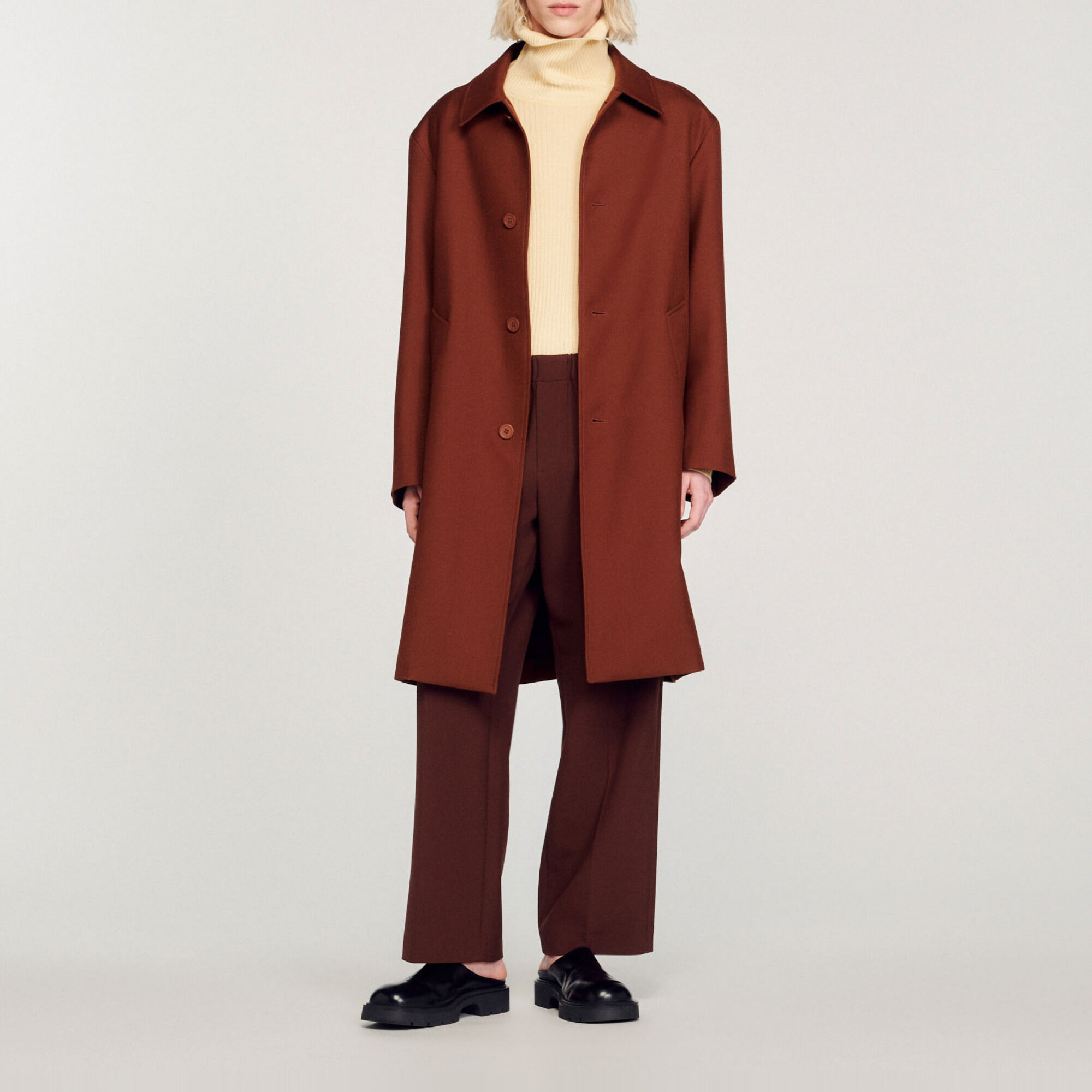 Sandro overcoat store